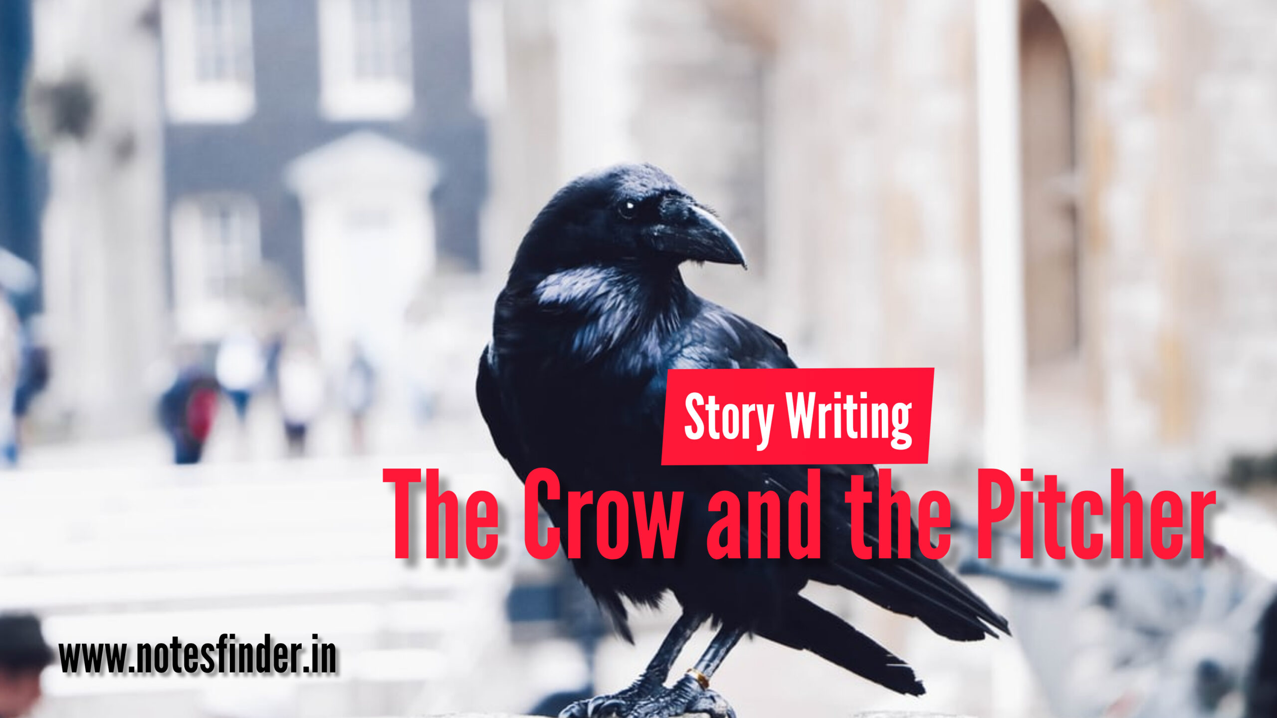 The Crow and the Pitcher story