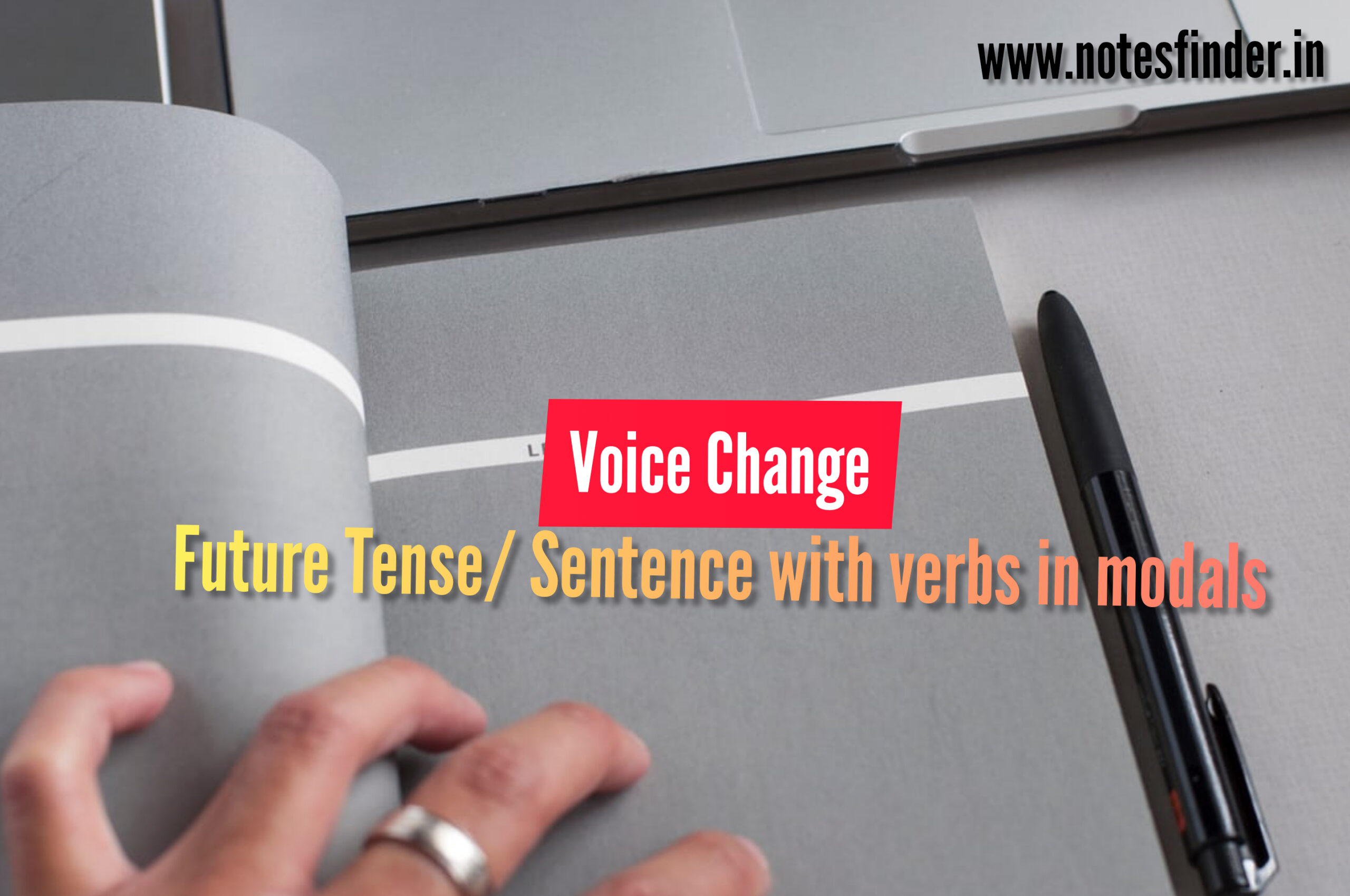 Voice Change-Future Tense and Sentence with Verbs in modals