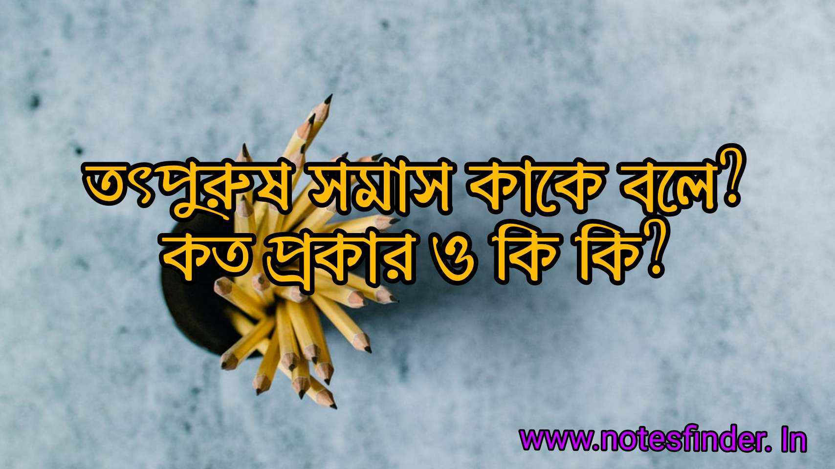 তৎপুরুষ সমাস কাকে বলে? তৎপুরুষ সমাস কত প্রকার ও কি কি? উদাহরণ দাও।