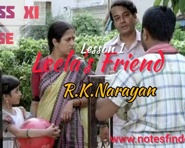 Leela’s Friend- R K Narayan – Bengali meaning line by line