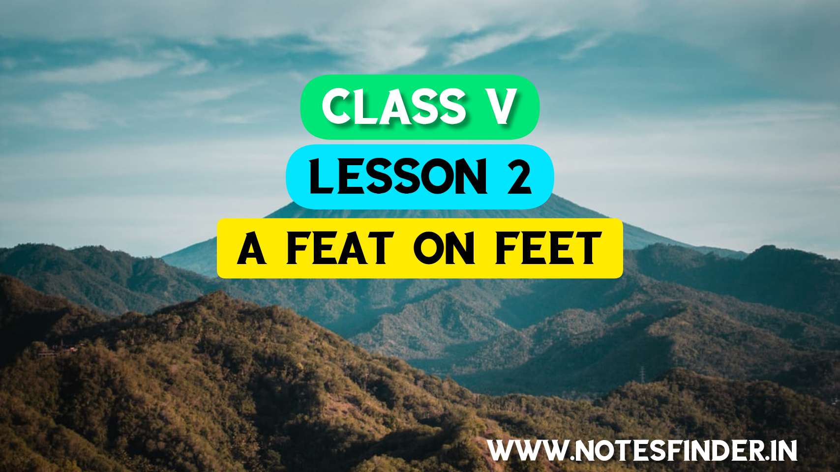 A Feat on Feet Bengali Meaning & Questions Answers | Class V English