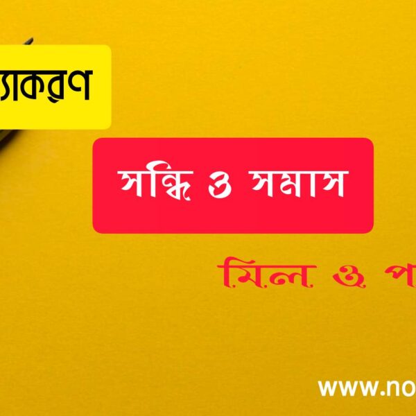 সন্ধি ও সমাসের মধ্যে সাদৃশ্য ও পার্থক্য কি কি? | সন্ধি ও সমাসের মধ্যে মিল ও অমিল আলোচনা কর।