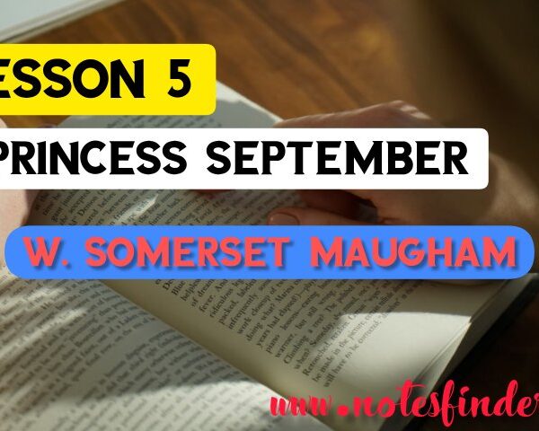 Princess September (Lesson 5) Bengali Meaning | Questions – Answers | Class 8