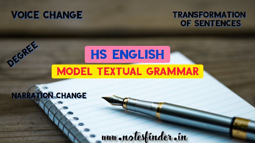 Class 12 Texual Grammar Model Questions with Answers | Class 12 | HS English Grammar (Set 1)