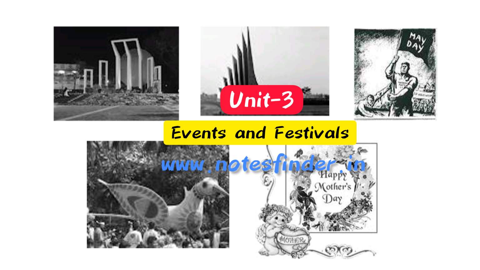 Unit 3 Events and Festivals | SSC English first paper solutions NCTB