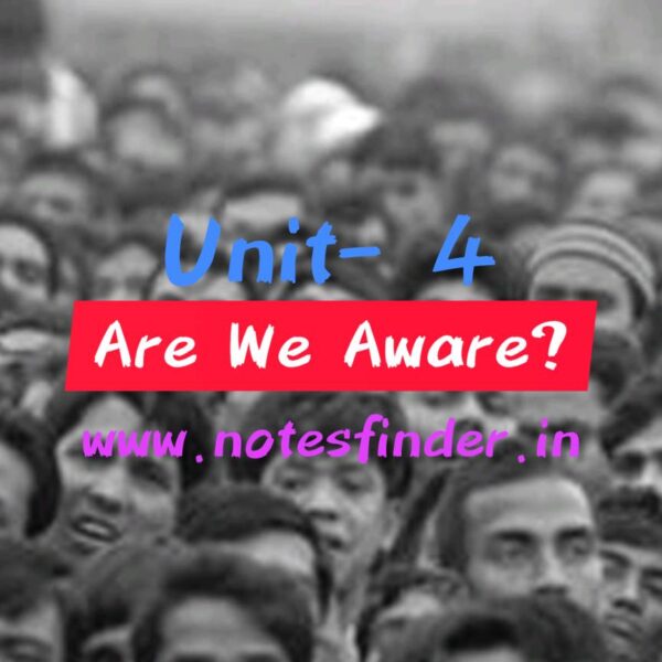 Unit 4 Are we aware? SSC English First Paper Solutions | English for today NCTB