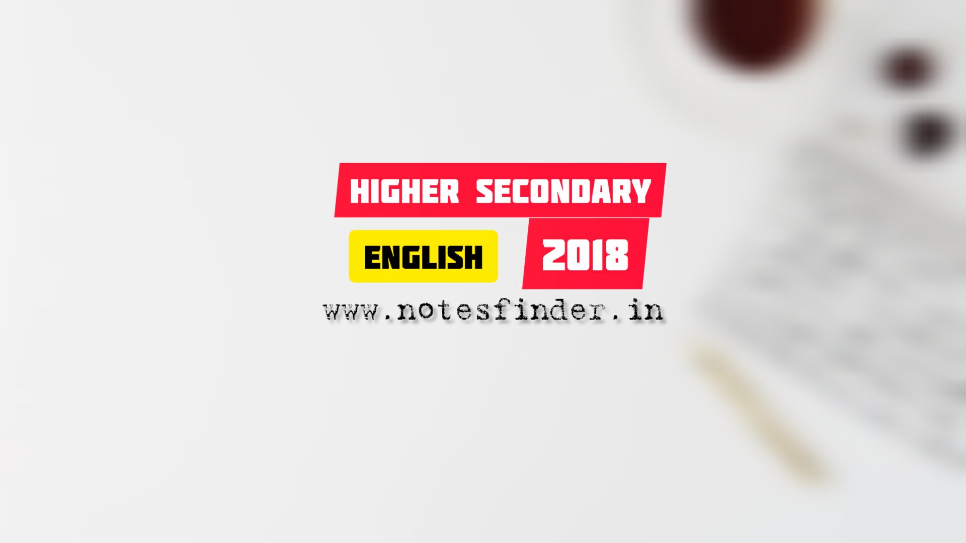 Higher Secondary 2018 English Question Paper Pdf