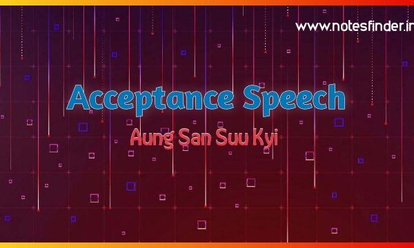 Chapter 5 Acceptance Speech (text)- Aung San Suu Kyi