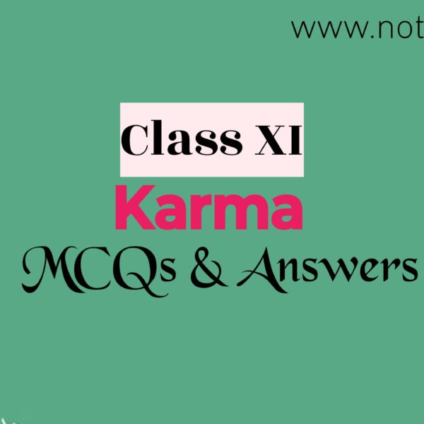 MCQ Questions And Answers From Karma