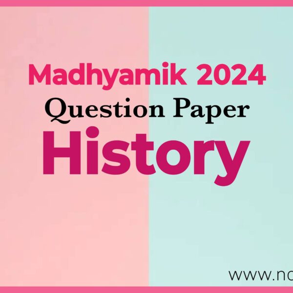 Madhyamik 2024 History Question Paper Pdf