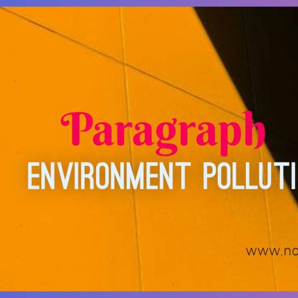 Environment Pollution paragraph | Environmental Pollution